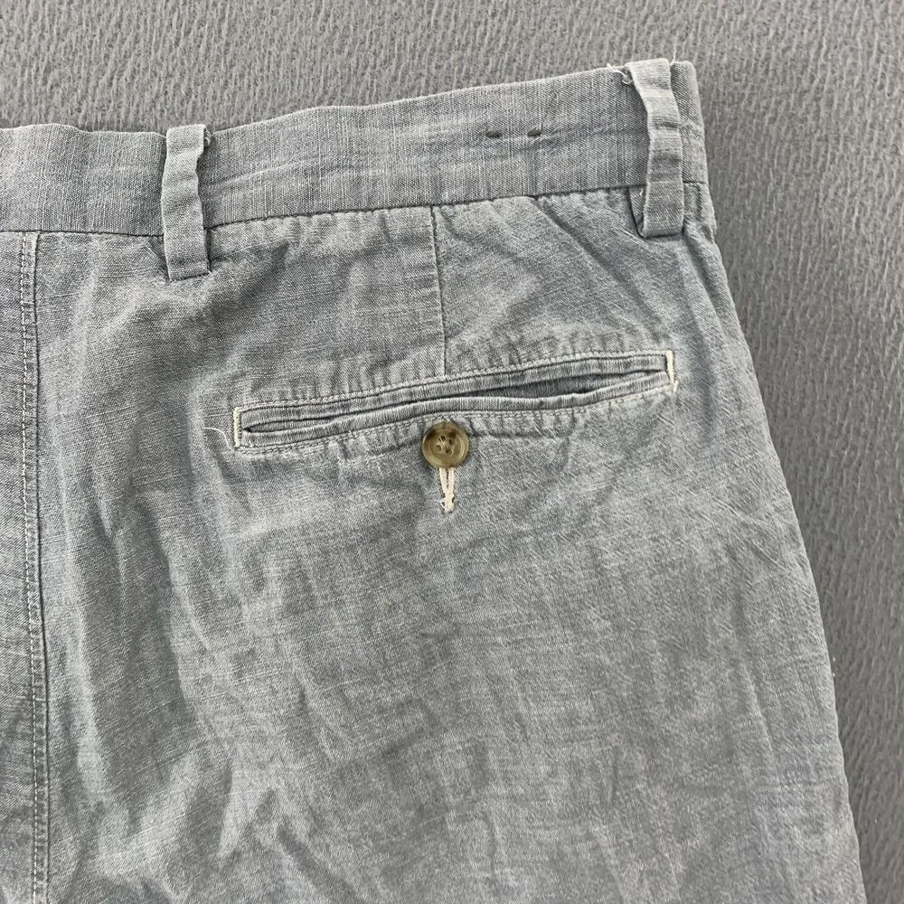 J Crew Club Shorts Mens 30 Blue Chino Flat Front 10